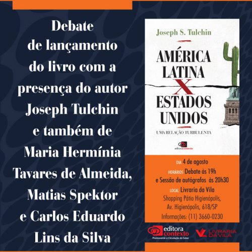 Lan Amento Do Livro Am Rica Latina X Estados Unidos Uma Rela O