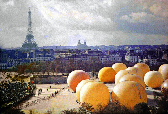 Incríveis fotografias coloridas de Paris do início do século passado