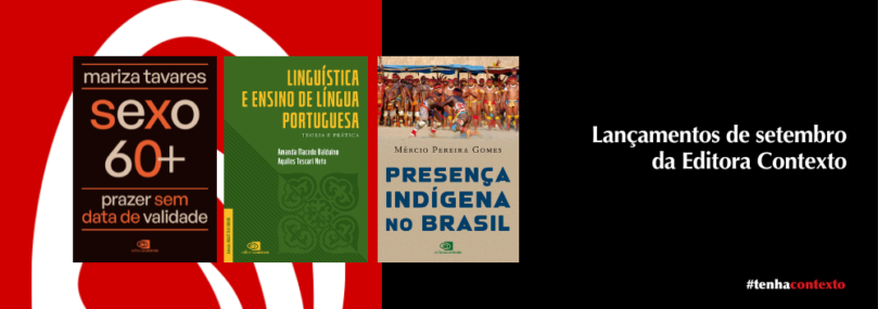 Lançamentos de setembro da Editora Contexto